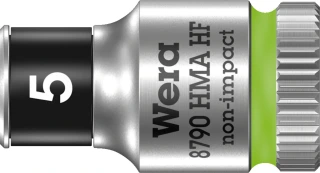 Wera Zyklop 1/4" socket with holding function - Metric 5.0