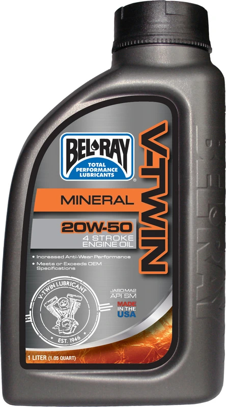 Bel-Ray V-Twin Mineraalne 20W-50 1L