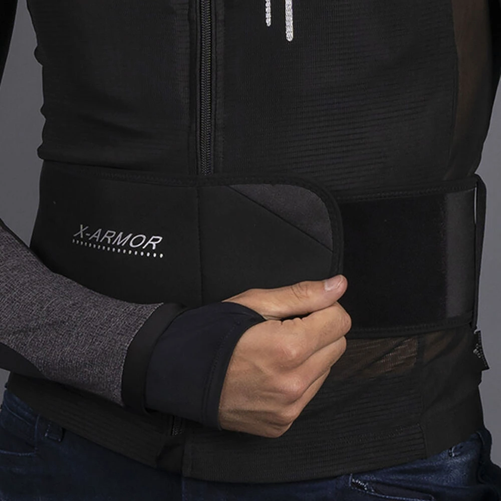 LS2 X-Armor Man Jacket - XS-S, Black Silver
