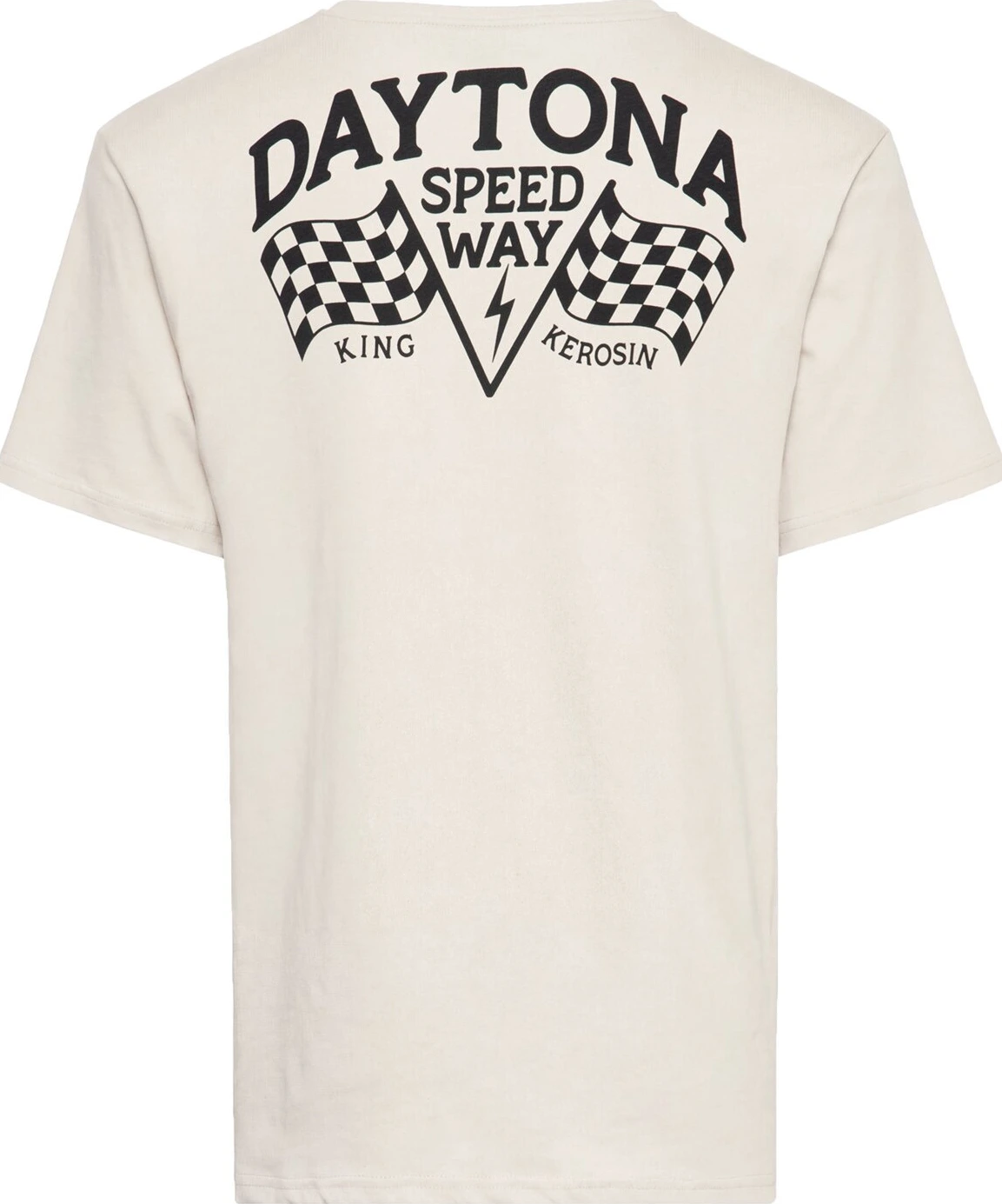 King Kerosin Daytona Speedway t-shirt, off White, White, M