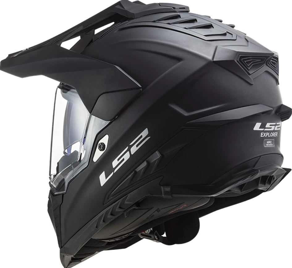LS2 MX701 EXPLORER SOLID Helmet - L, Matt Black