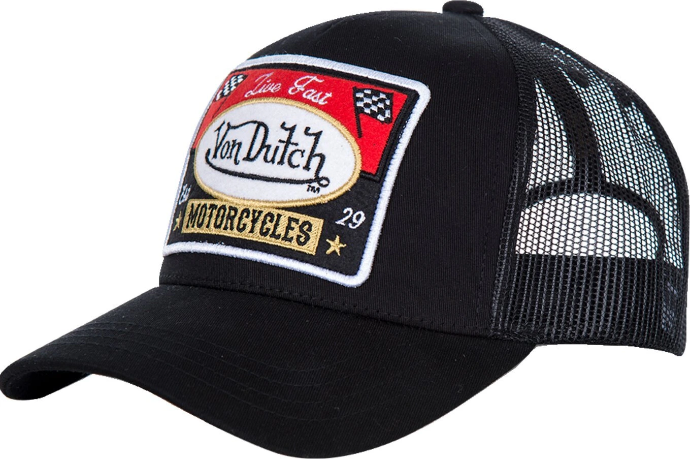 Von Dutch baseball cap, Black