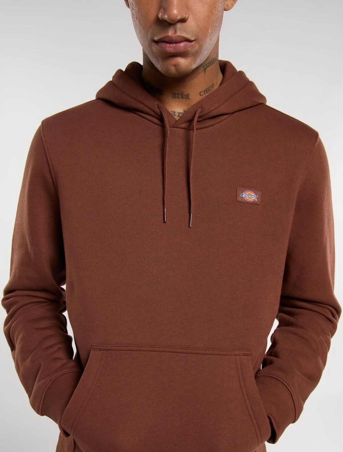 Dickies Oakport hoodie cappuccino, Brown, M