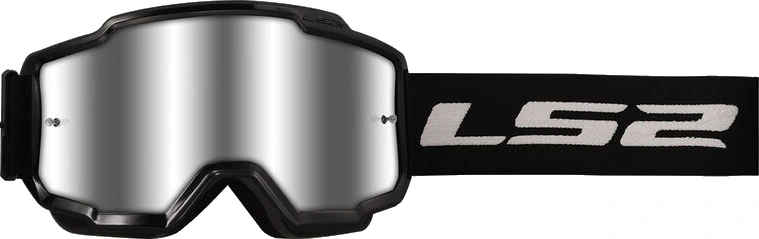 LS2 CHARGER GOGGLE - Black/Silver Visor
