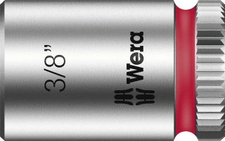 Wera Zyklop 1/4" socket - US sizes 3/8"
