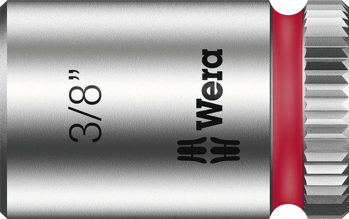 Wera Zyklop 1/4" socket - US sizes 3/8", 23 mm, Chrome
