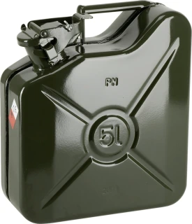 Pressol, metal jerrycan. Olive green, 5 liter