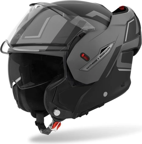 Airoh Helmet Mathisse II Genius Grey Matt, S