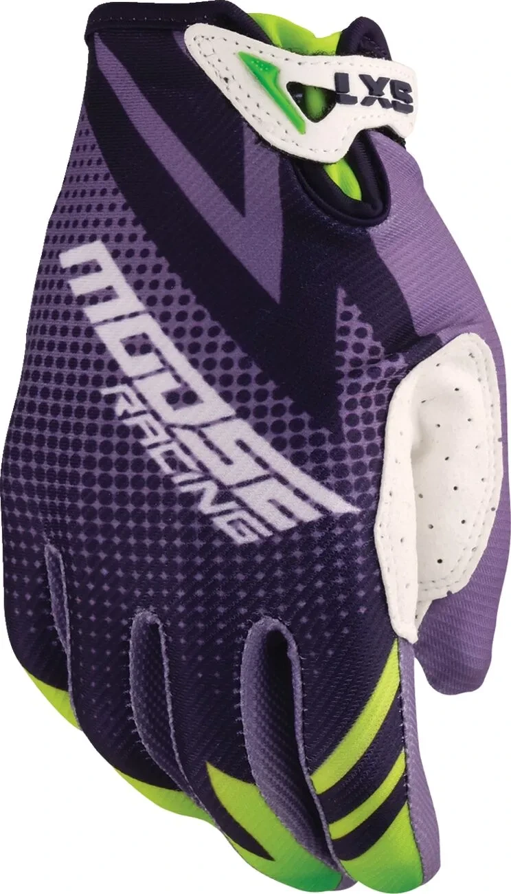 GLOVE YOUTH SX1 PURPLE/GREEN XS