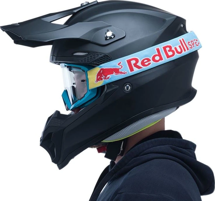 Spect Red Bull Whip MX Goggles Singel lens blue clear