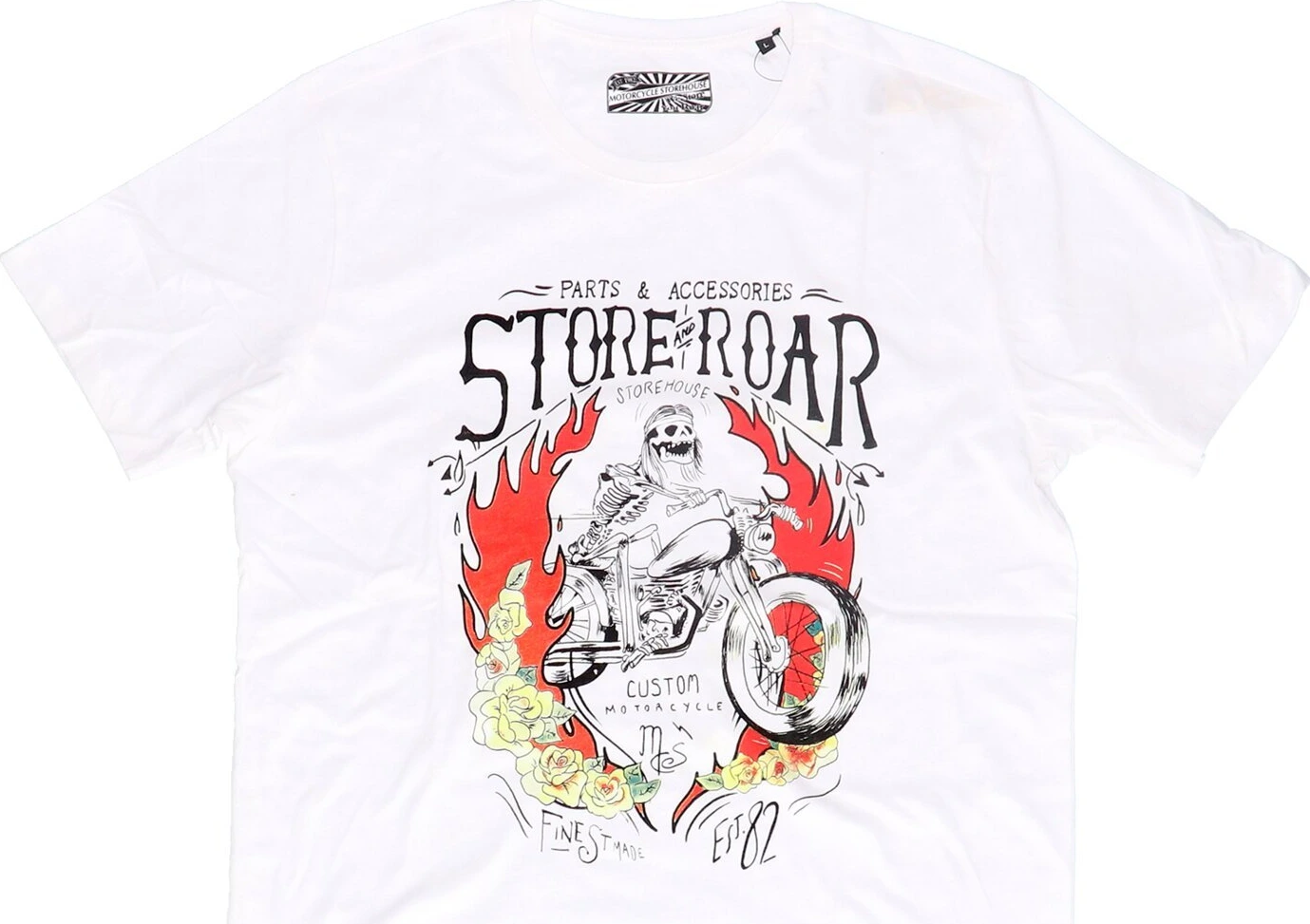 MCS Skull t-shirt, offwhite, M