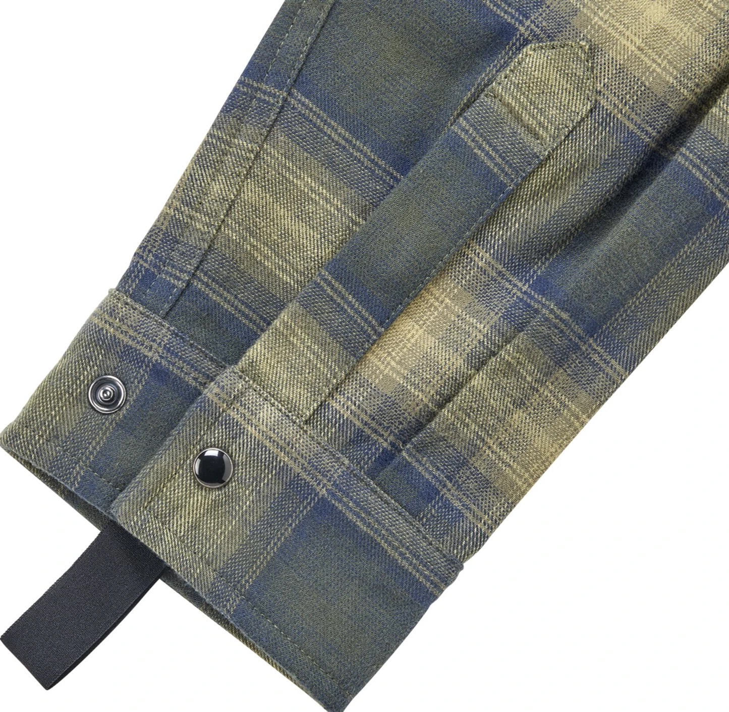 Biltwell Hi Test Flannel shirt, moss Green, S