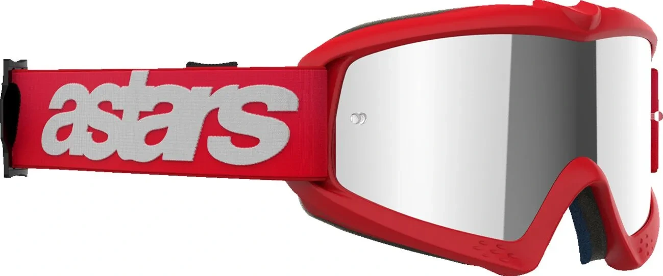 GOGGLE YTH VISION BLAZE RED MIRROR-SIL