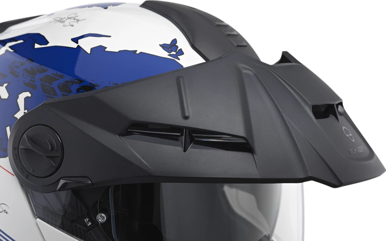 Schuberth Helmet E2 Atlas White/Blue, 53 XS