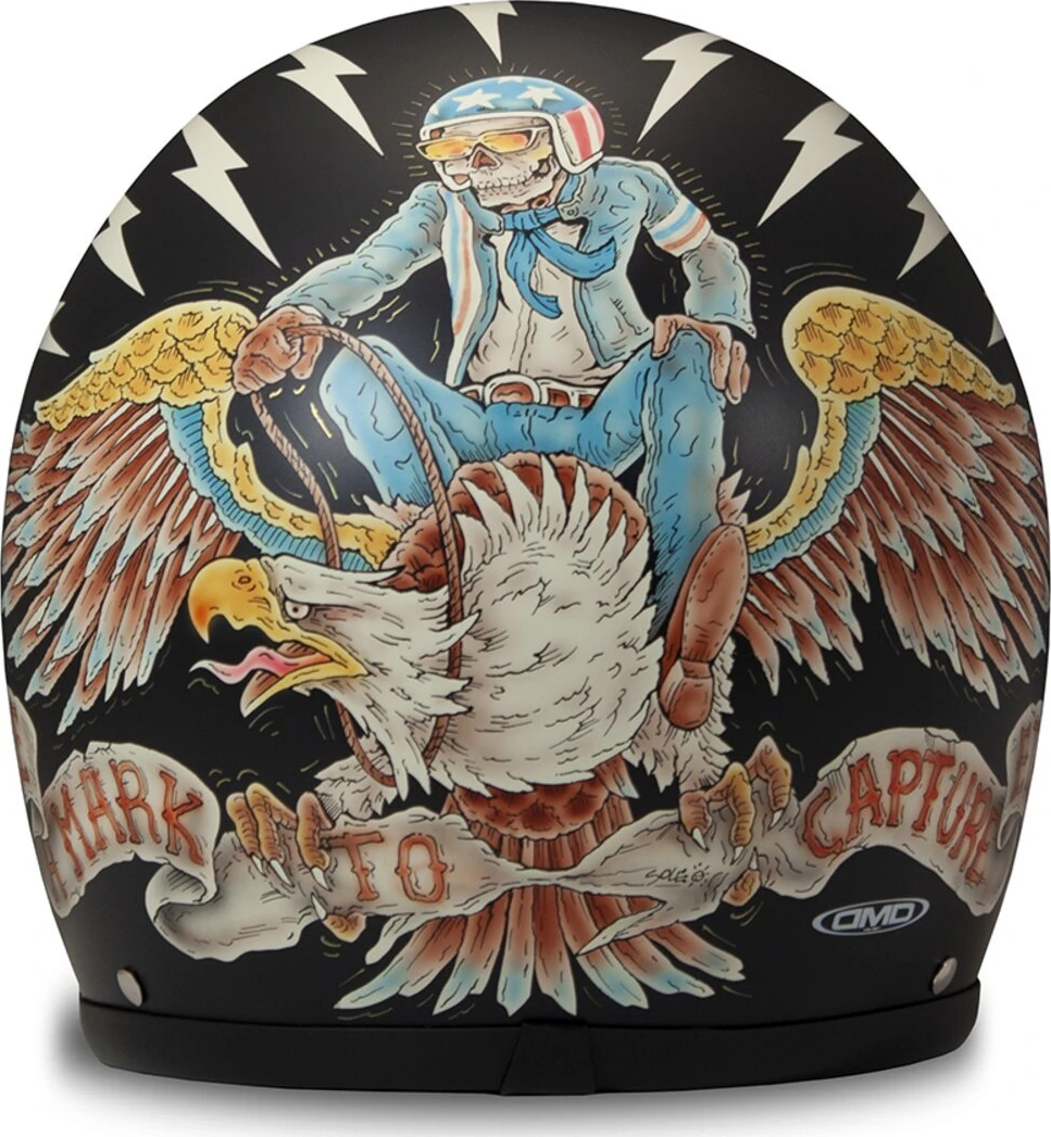 DMD Retro helmet, eagle Black, S, Graphic