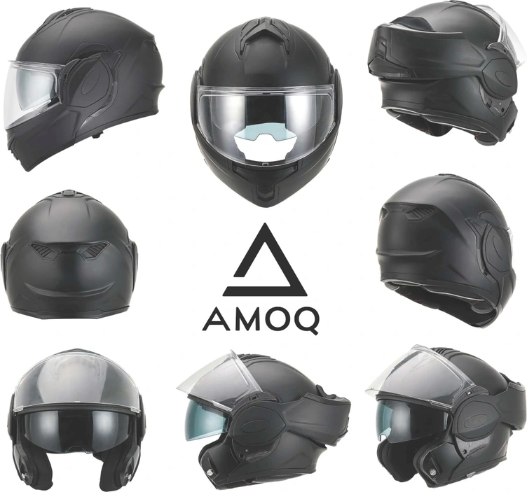 AMOQ Helmet MI200 mattblack, XS