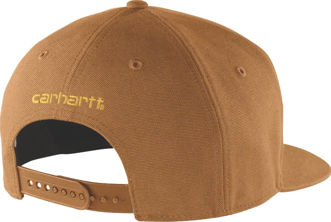 Carhartt Firm Duck Flat Brim cap, carhartt brown