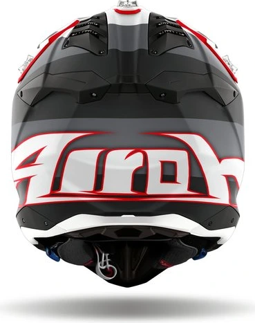 Airoh Helmet Aviator 3 Monarch Grey/Red Matt, XS