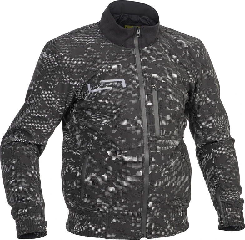 Lindstrands Textile jacket Frisen Black/reflecting pattern, 50