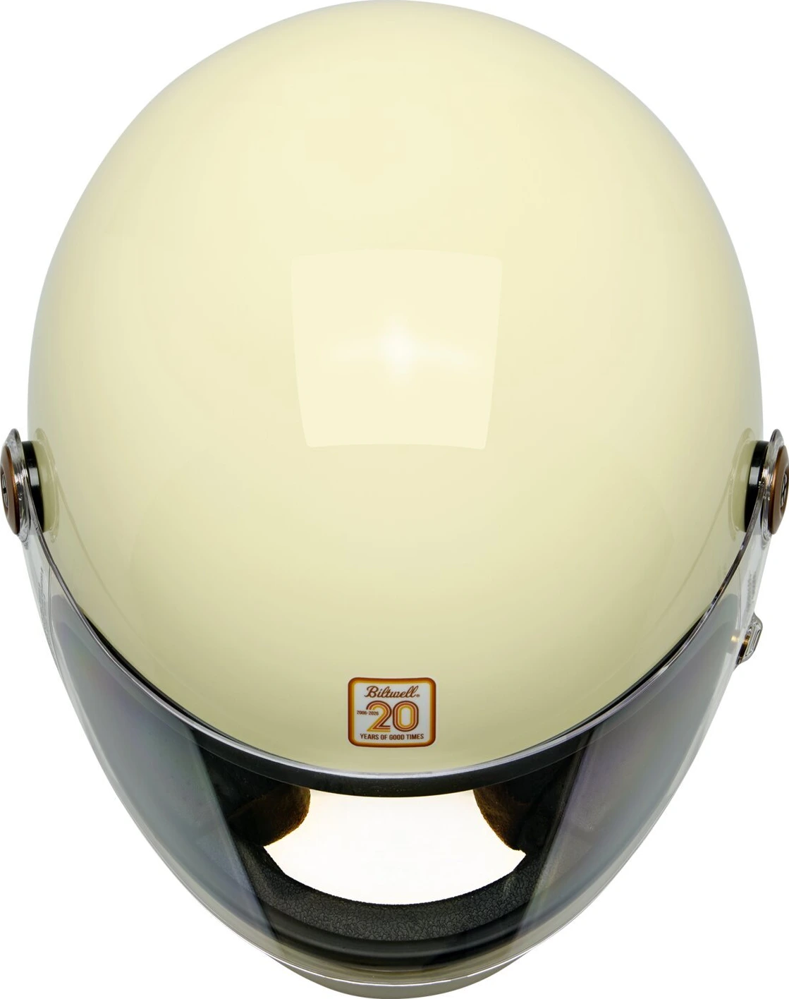 Biltwell Gringo S helmet, 20th anniversary Beige, XS, Gloss
