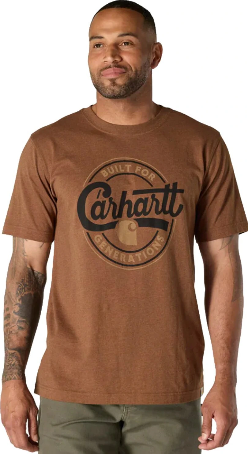 Carhartt Script Graphic t-shirt, red duck heather, 2XL