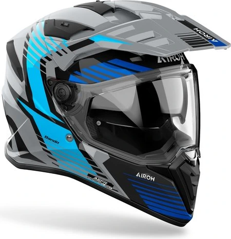 Airoh Helmet Bandit Spicy blue gloss, S