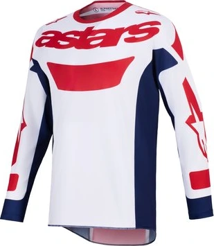 Alpinestars Jersey Racer Riway White/Blue/Red, S