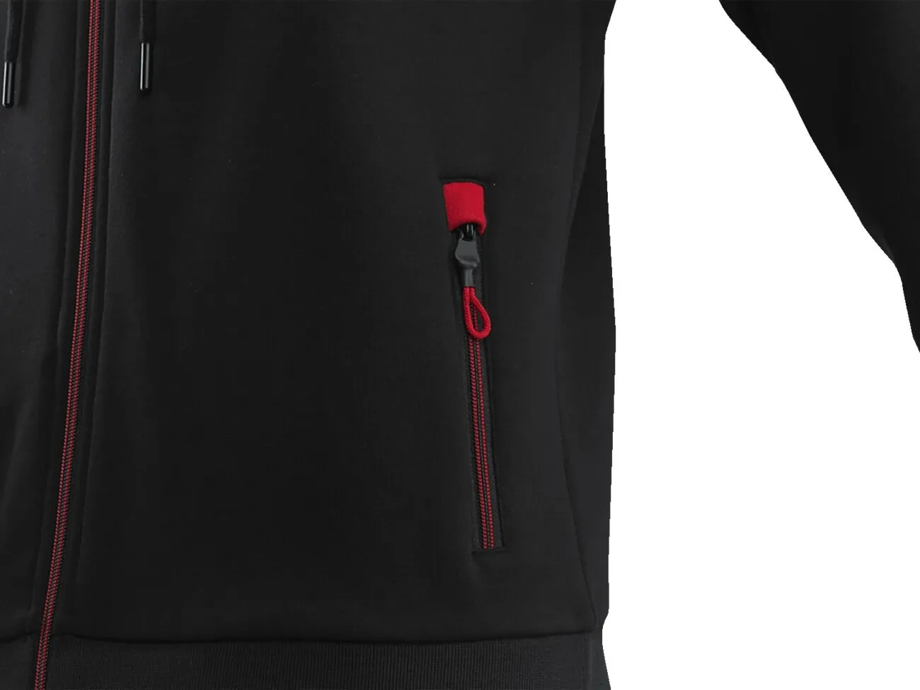 ZIP HOODIE BLACK WMN S