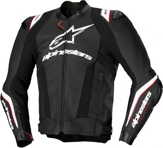 Alpinestars Leather Jacket Missile v3 Ignition Black/White 50