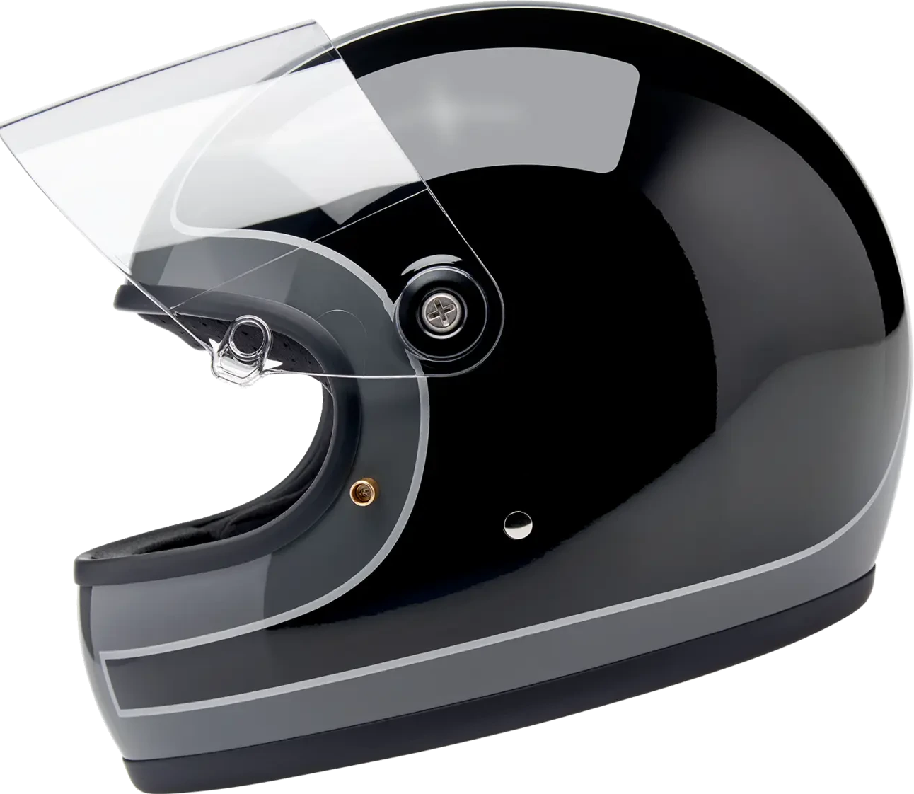 HELMET GRINGO S GLOSS STORM GRAY/BLACK TRACKER SM