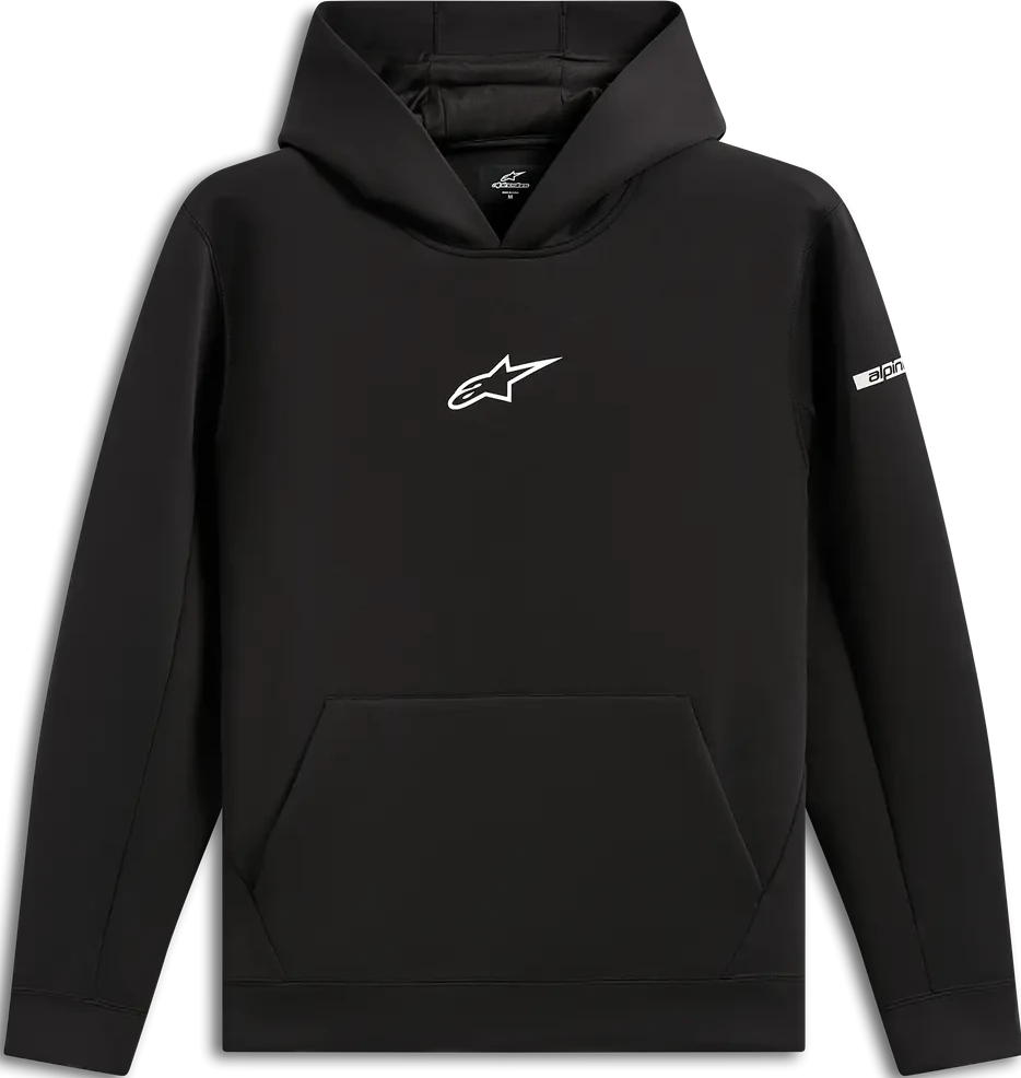 HOODIE PO DOUBLE FACE INSIGHT BLACK S