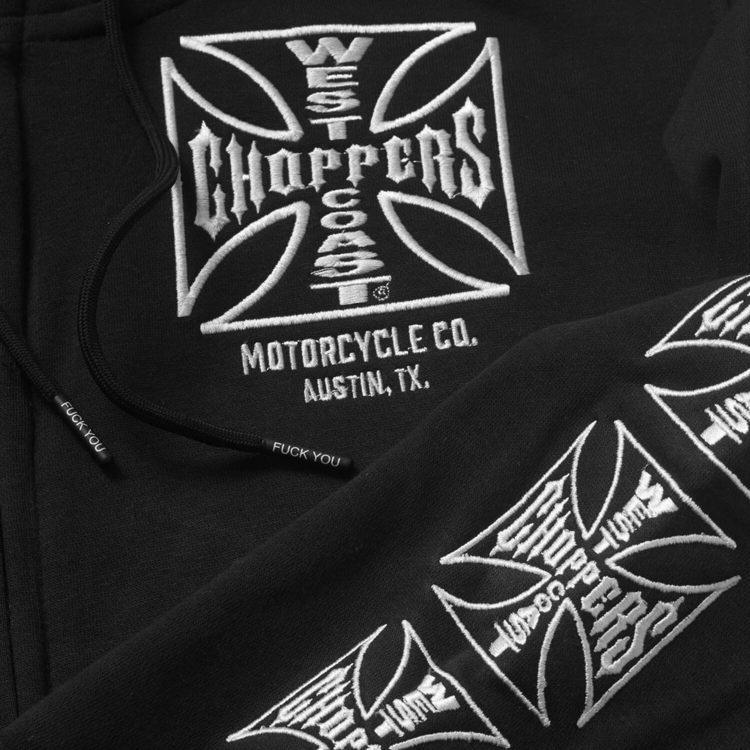 WCC Dominator zip hoodie, Black, S