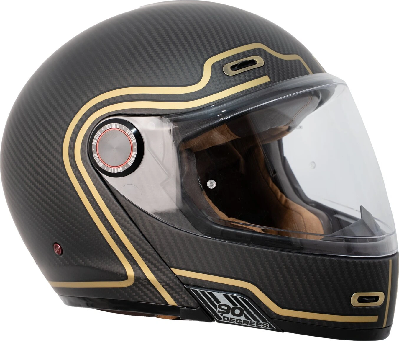 By City 90 Degrees Carbon helmet, Gold, 2XL, Matte