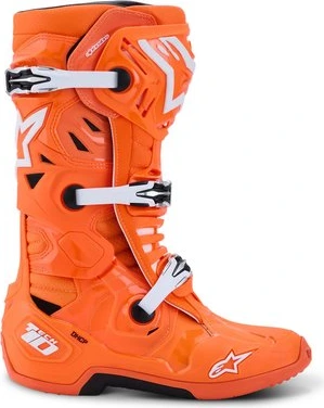 Alpinestars Boot Vented Tech 10 Fluo Orange/White, 42