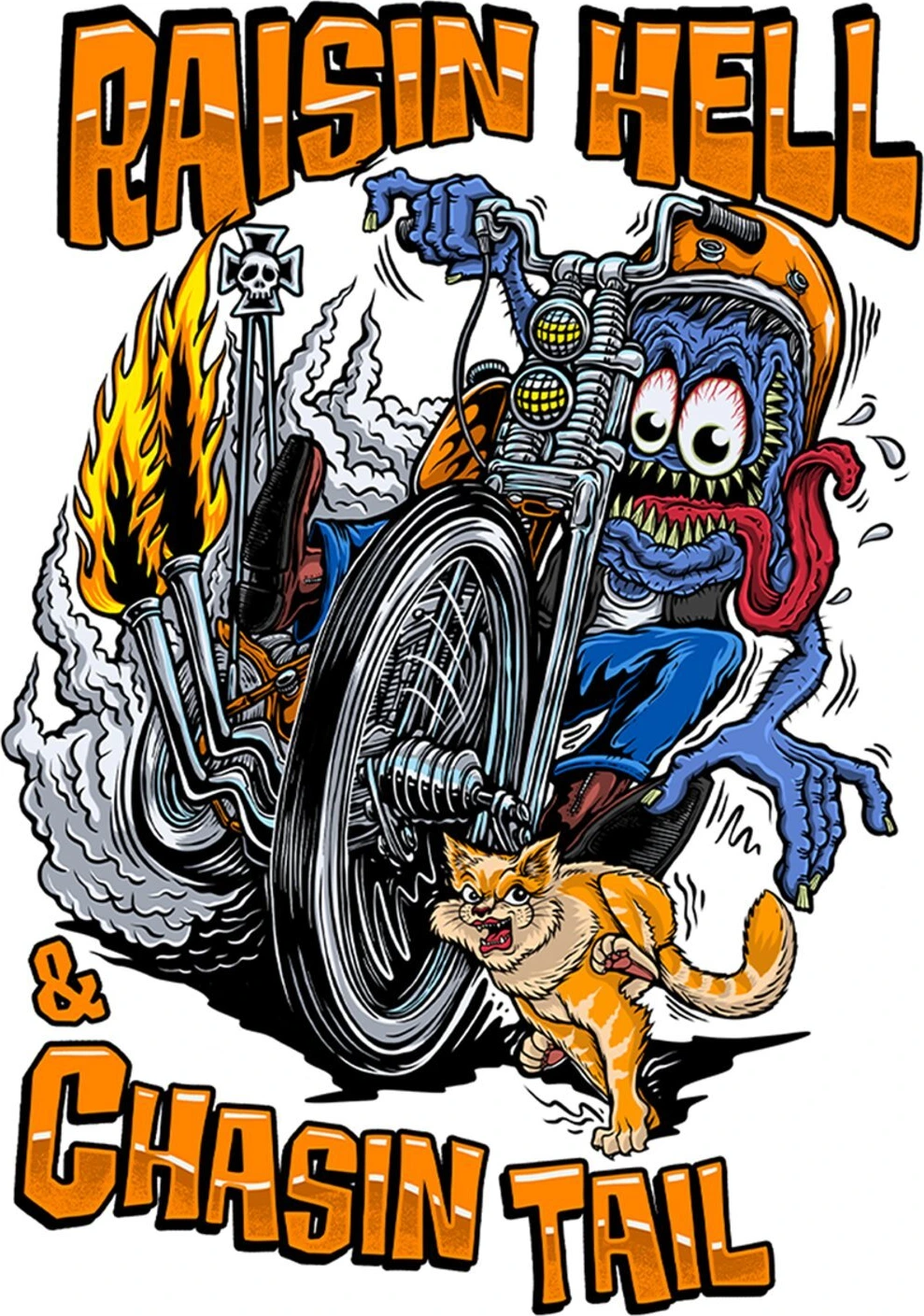 Lethal Threat Chasin Tail sticker