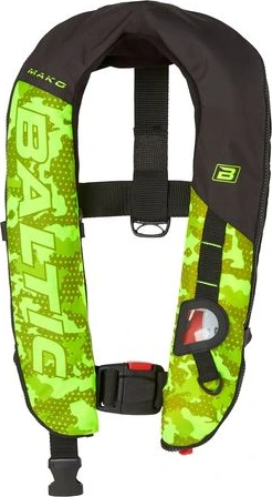 Baltic Mako manual inflatable lifejacket UV-yellow 40-150kg