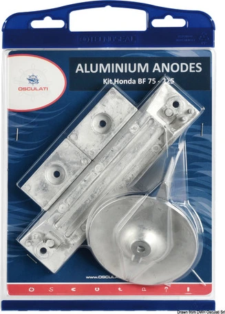 Osculati anode kit (alu) Honda 75-225HP