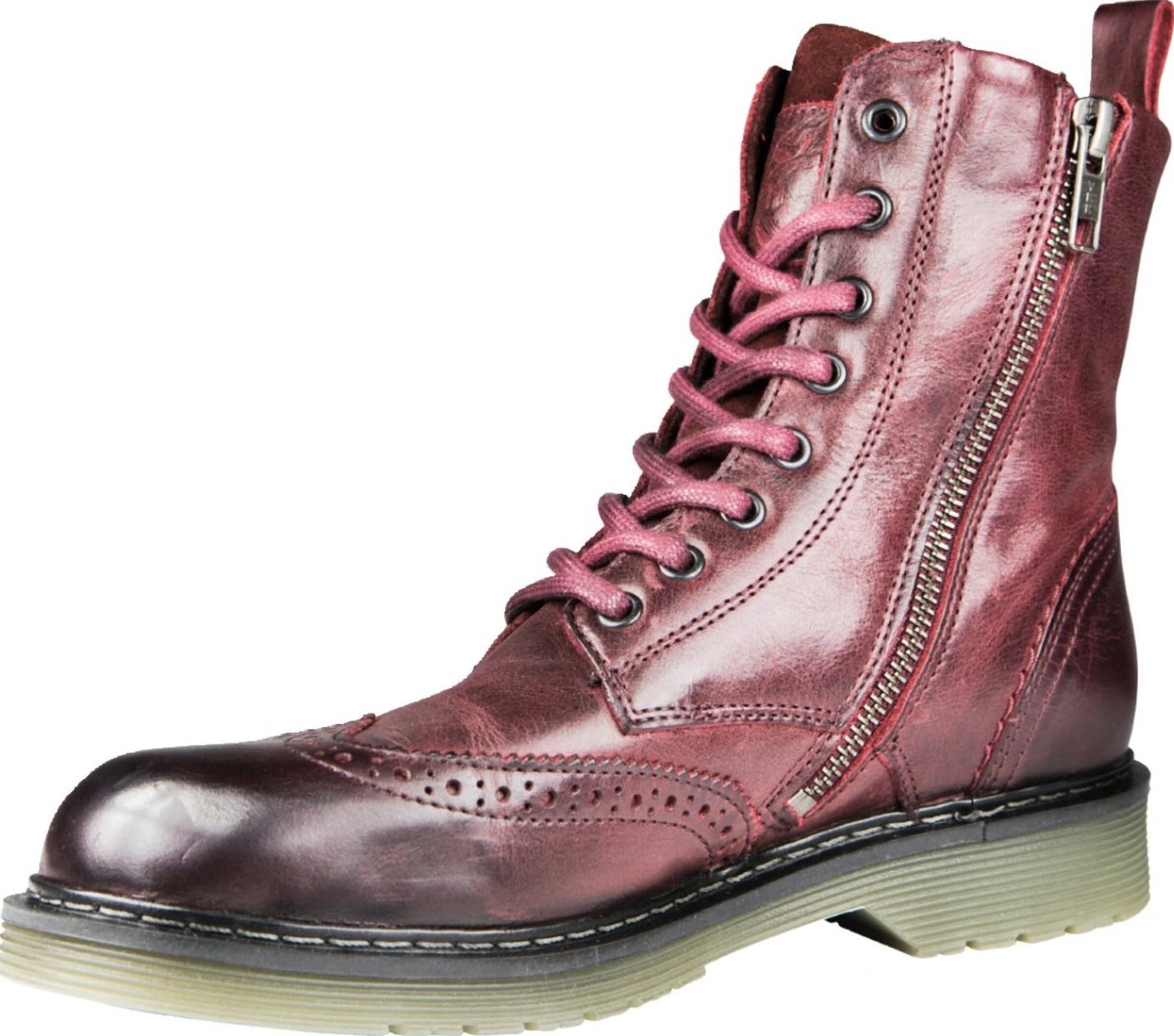 John Doe Sixty Budapest female boot, bordeaux Red, 36