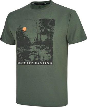 AMOQ Spirit Scenery T-shirt Green, XS
