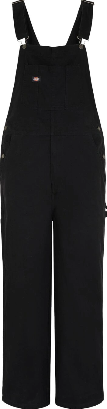 Dickies Loose canvas bib, Black, L