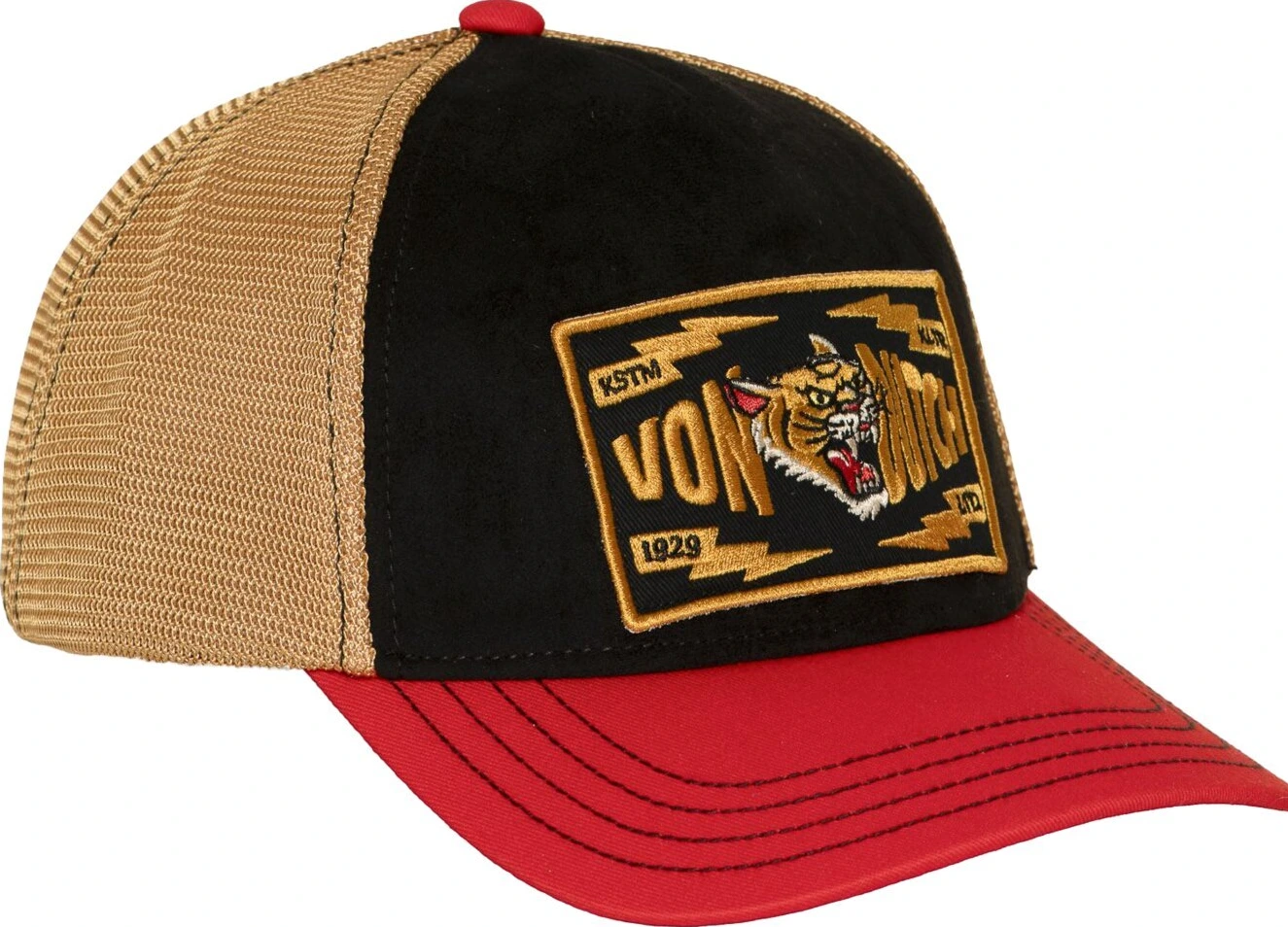 Von Dutch Trucker cap wild tiger, Black