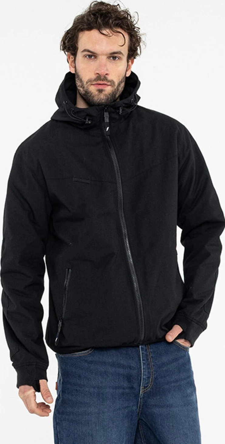 John Doe XTM hoodie rip stop, Black, L