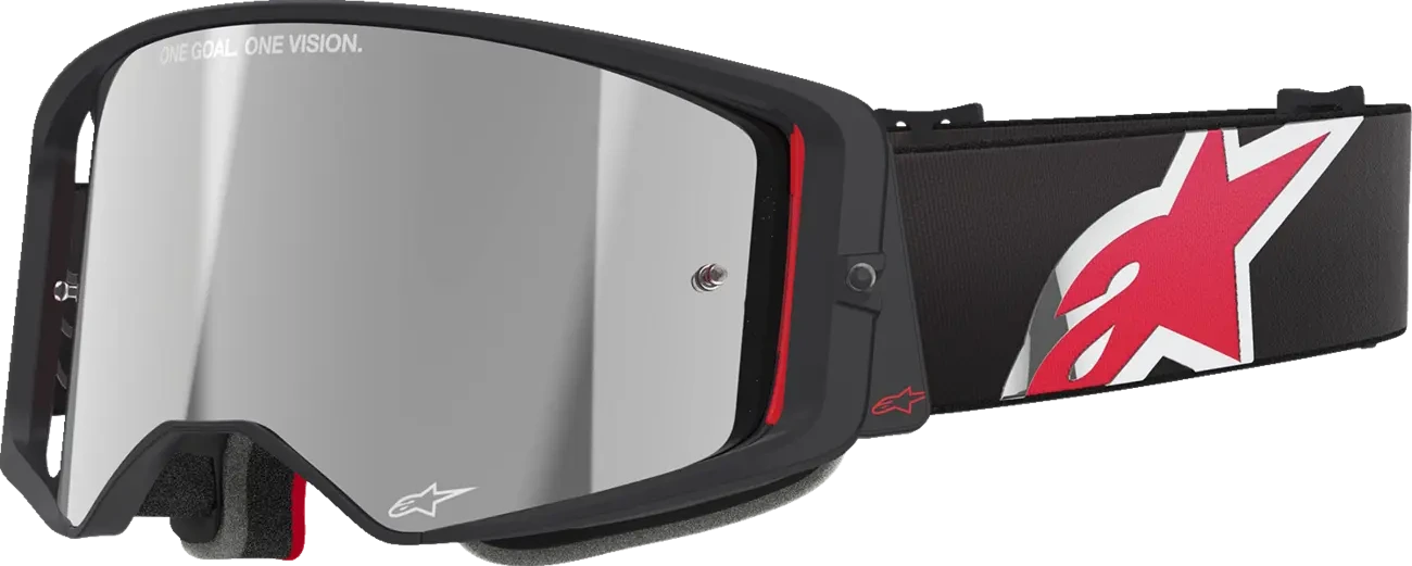 GOGGLE SUPERTECH CORP BLK/RED MIRROR-SILVER