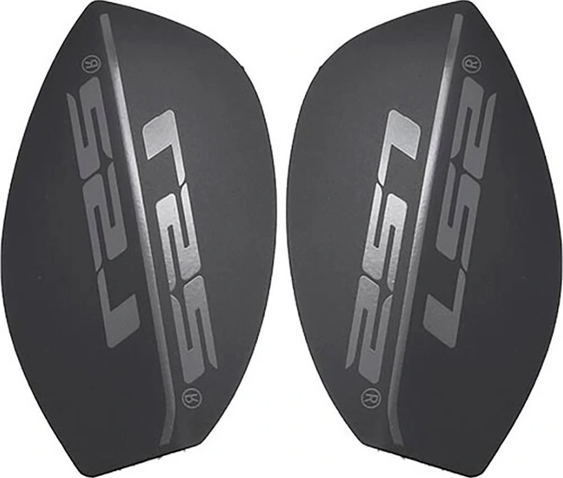 LS2 PLATE CHIN BAR - FF900, Matt Black