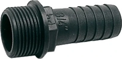 Žarnos adapteris PP išorinis 1" x 25mm