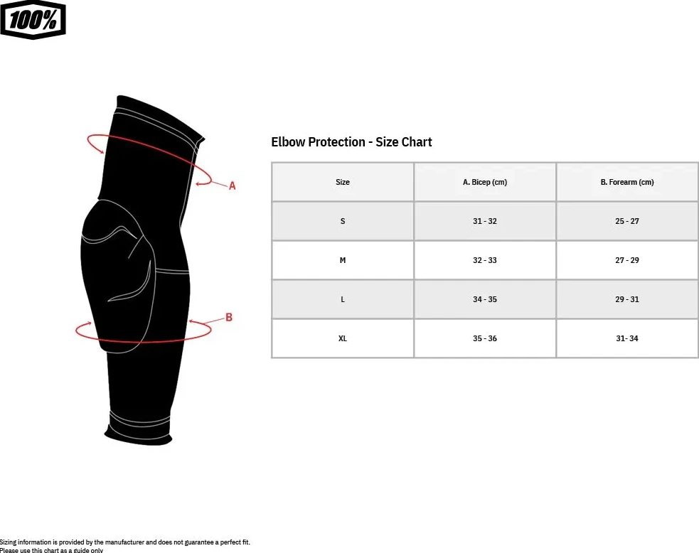 ELBOWGRD TERATEC GY/BK XL