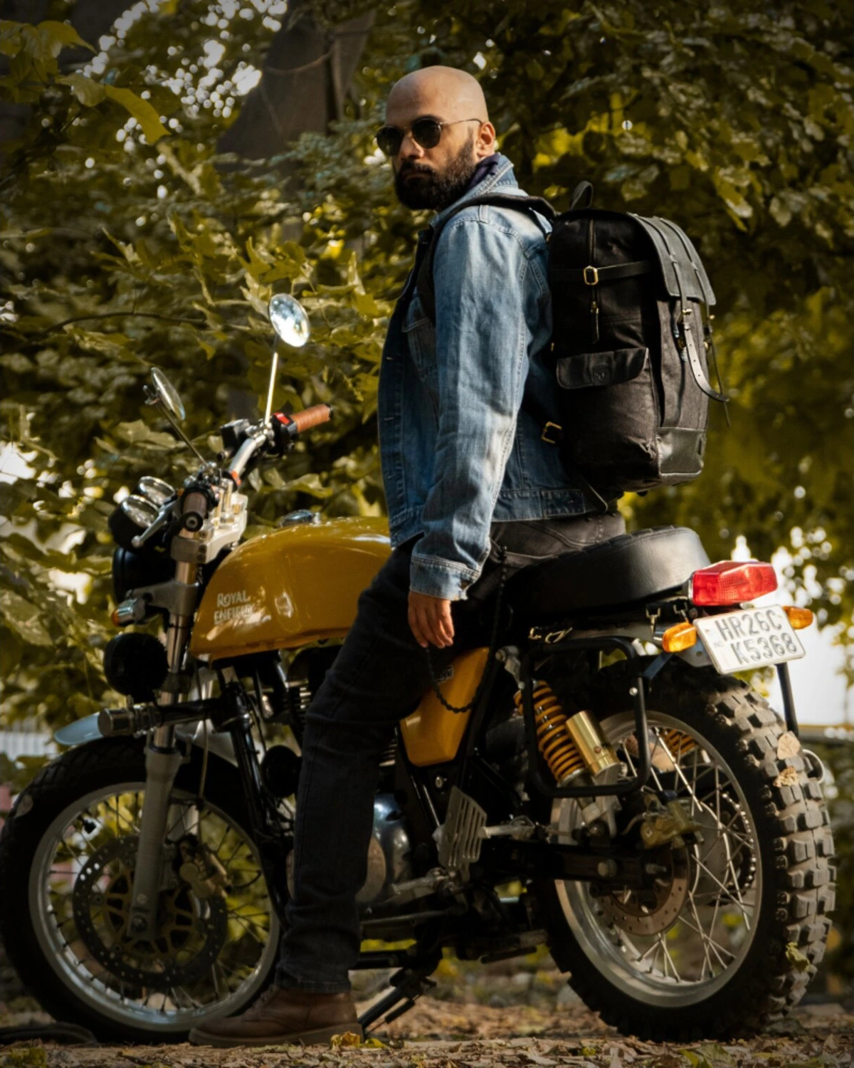 Trip Machine Rambler backpack bag, Black