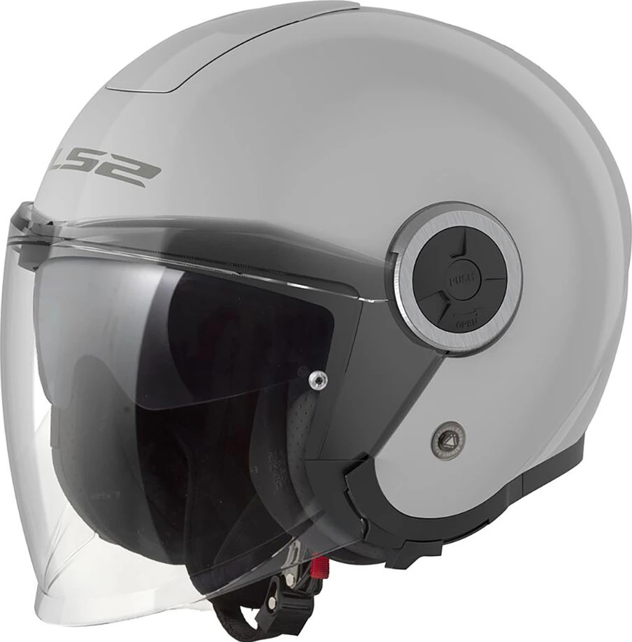LS2 OF620 CLASSY SOLID helmet - L, Pearl Grey