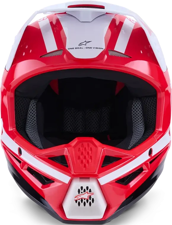 HELMET SM3 HEAT RED/WH/BLK XS