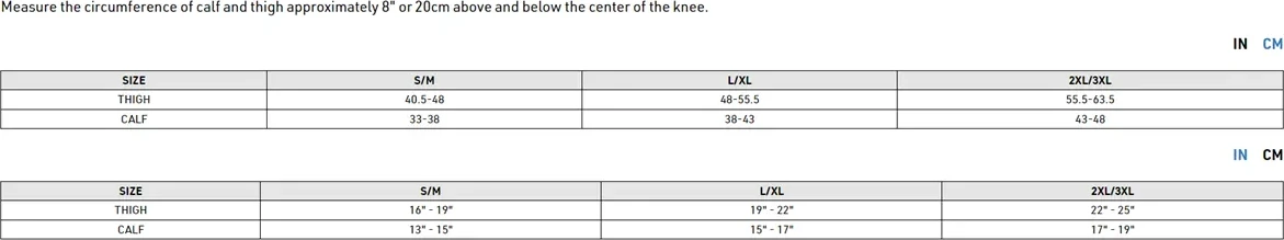 KNEE SLEEVE COMP BK S/M